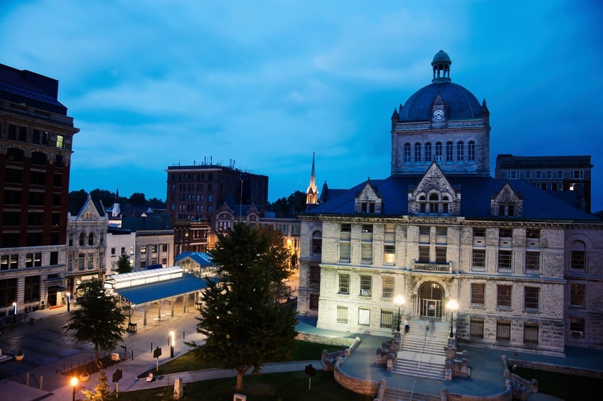 Old architecture of Lexington, Kentucky