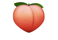 Peach emoji