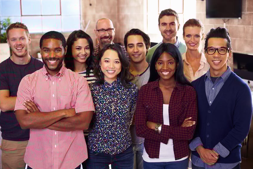 group photo of staff