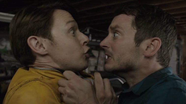 Samuel Barnett and Elijah Wood in Dirk Gently's Holistic Detective Agency