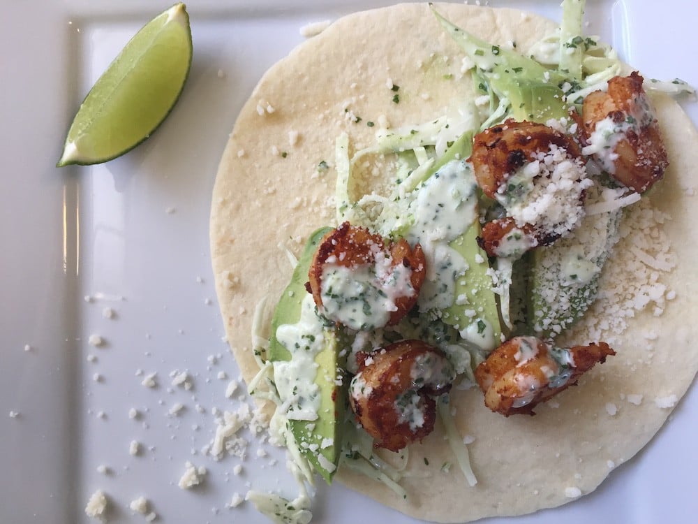 shrimp tacos