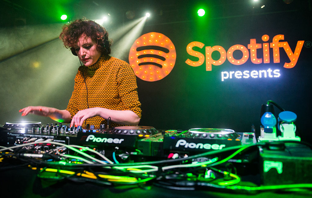Annie Mac performs at the Spotify Opening Gig
