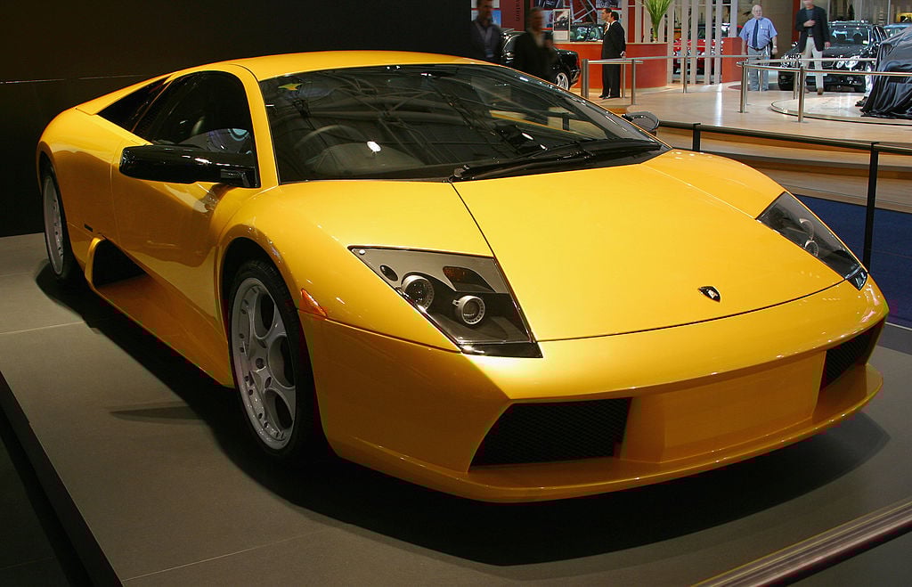 The Lamborghini Murcielago on display at the Sydney International Motor Show