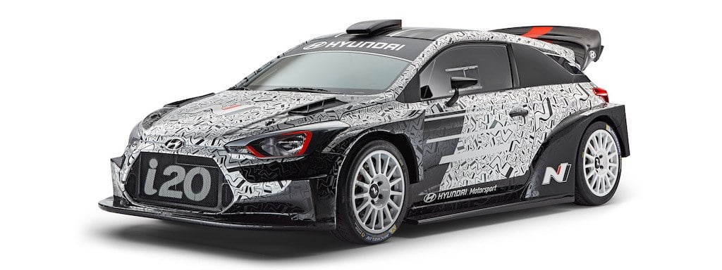 2017 Hyundai i20 WRC car