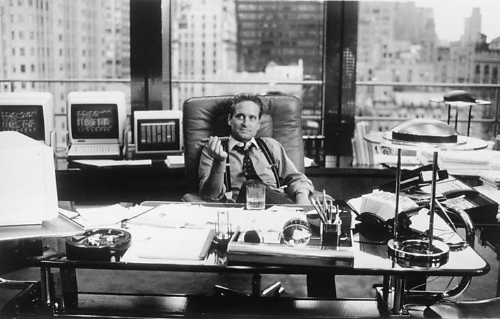 michael douglas as gordon gekkoo