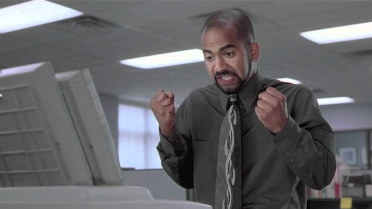 Samir from Office Space deals with otherworldly forces sapping control from his day-to-day interactions
