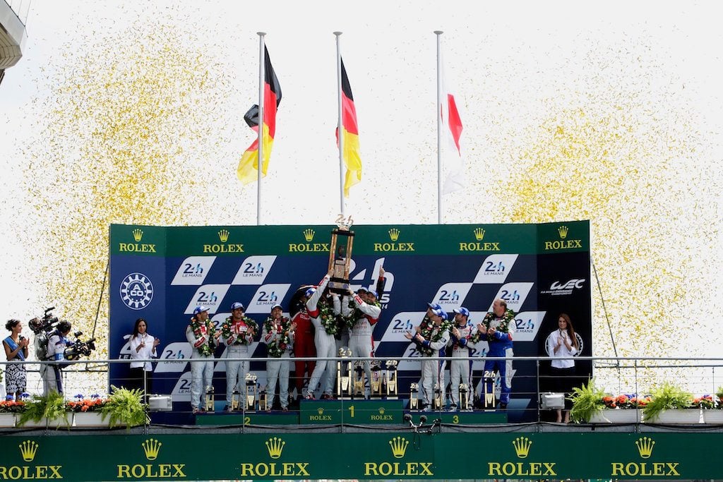 Podium at 2014 24 Hours of Le Mans | Audi