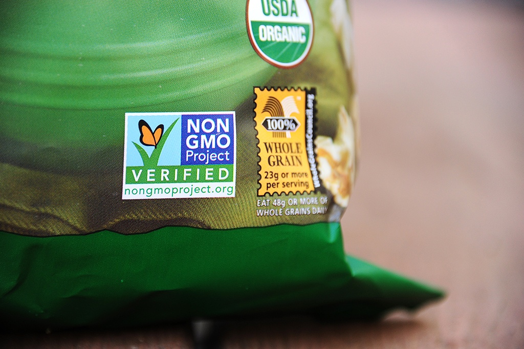 Labels disclosing GMOs aren't mandatory