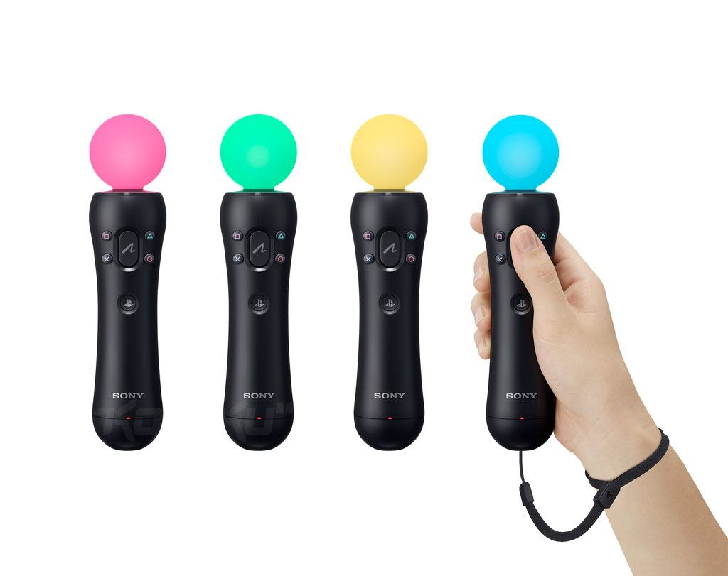 PlayStation Move controllers