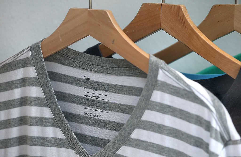 shirts on hangers