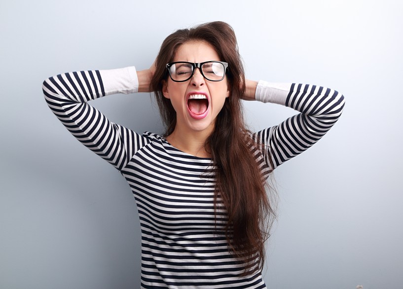 Woman feeling bad