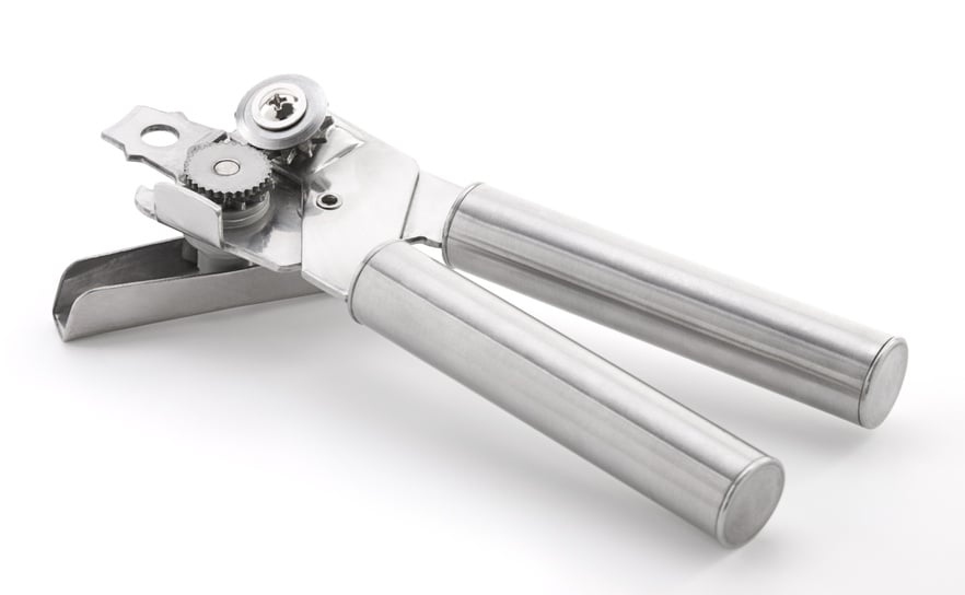 Stainless steel can opener