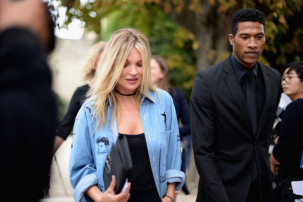 Kate Moss attends the Christian Dior show as part of the Paris Fashion Week