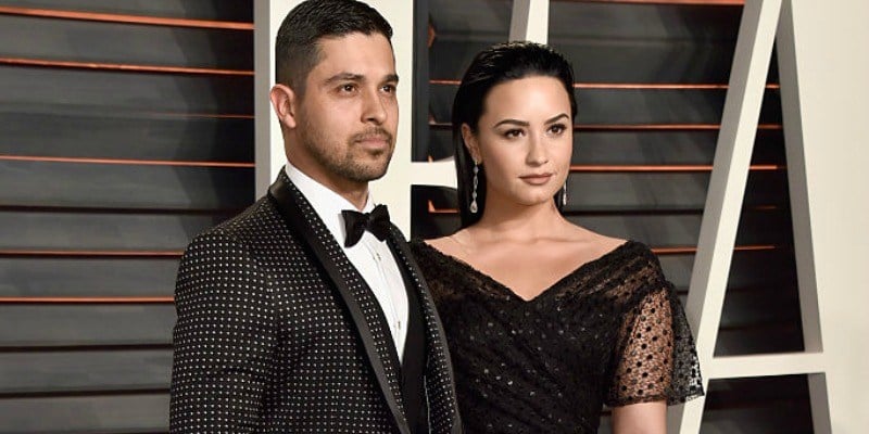 Demi Lovato and Wilmer Valderamma