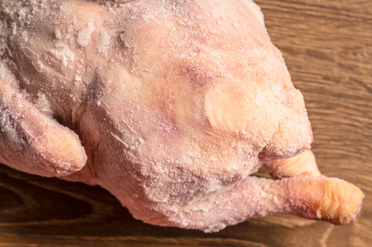 Frozen chicken whole