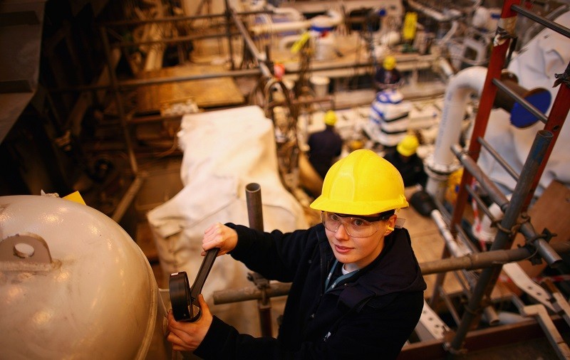 An engineer at work
