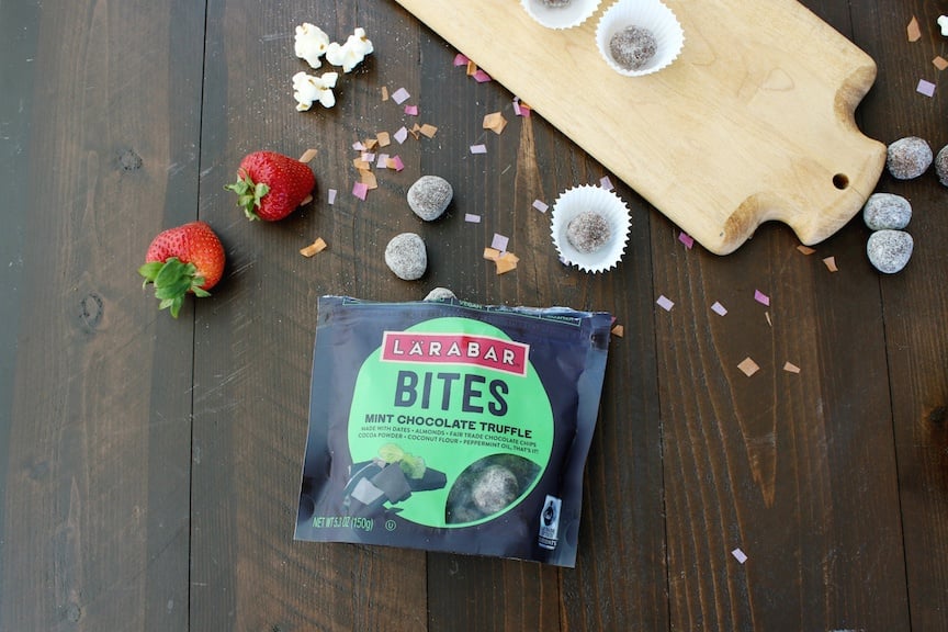 mint chocolate truffle Larabar bites