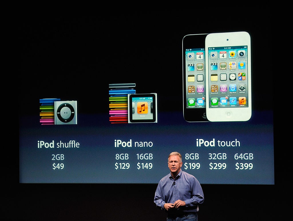 Phil Schiller speaks about prices of the iPod Nano and iPod touch