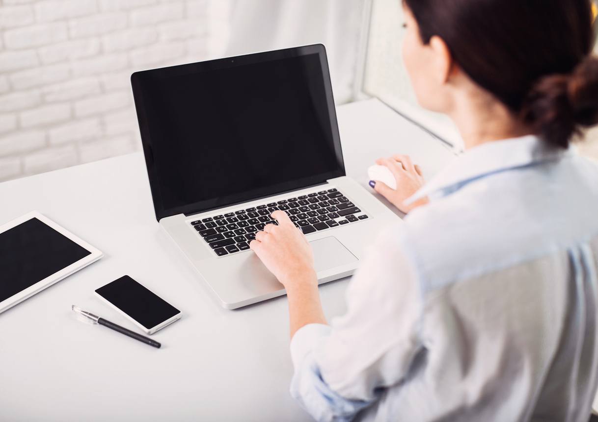 Woman working in the office