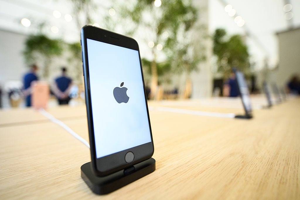 An Apple iPhone 7s