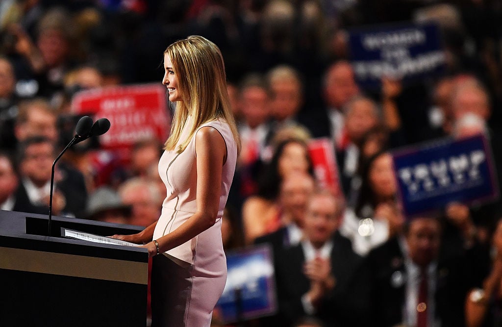 Ivanka Trump at the Republican National Convention on July 21, 2016