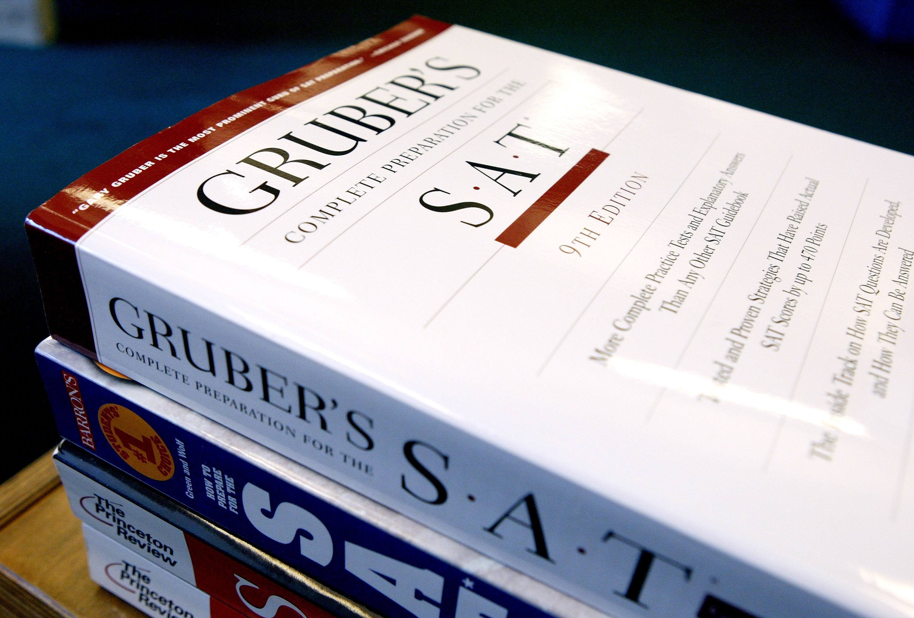SAT prep books