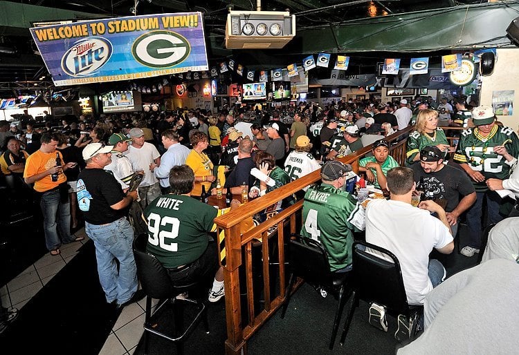Stadium view bar in Green Bay