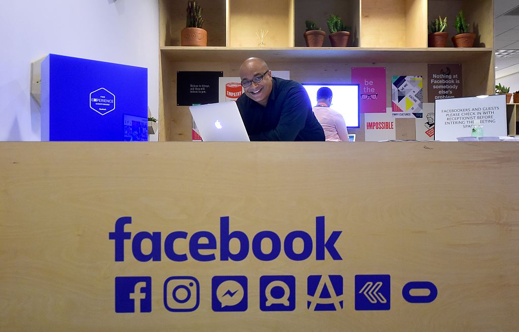 Leo Olebe, the Director of Global Games Partnerships at Facebook poses at the Los Angeles Convention Center