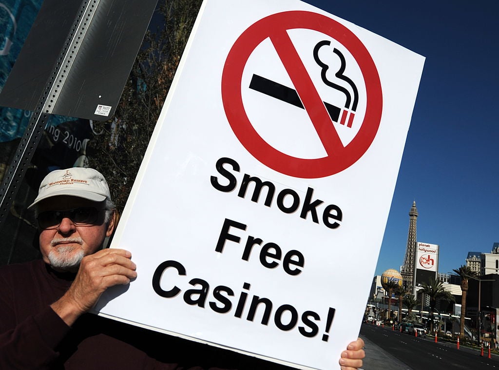 casino smoking protest