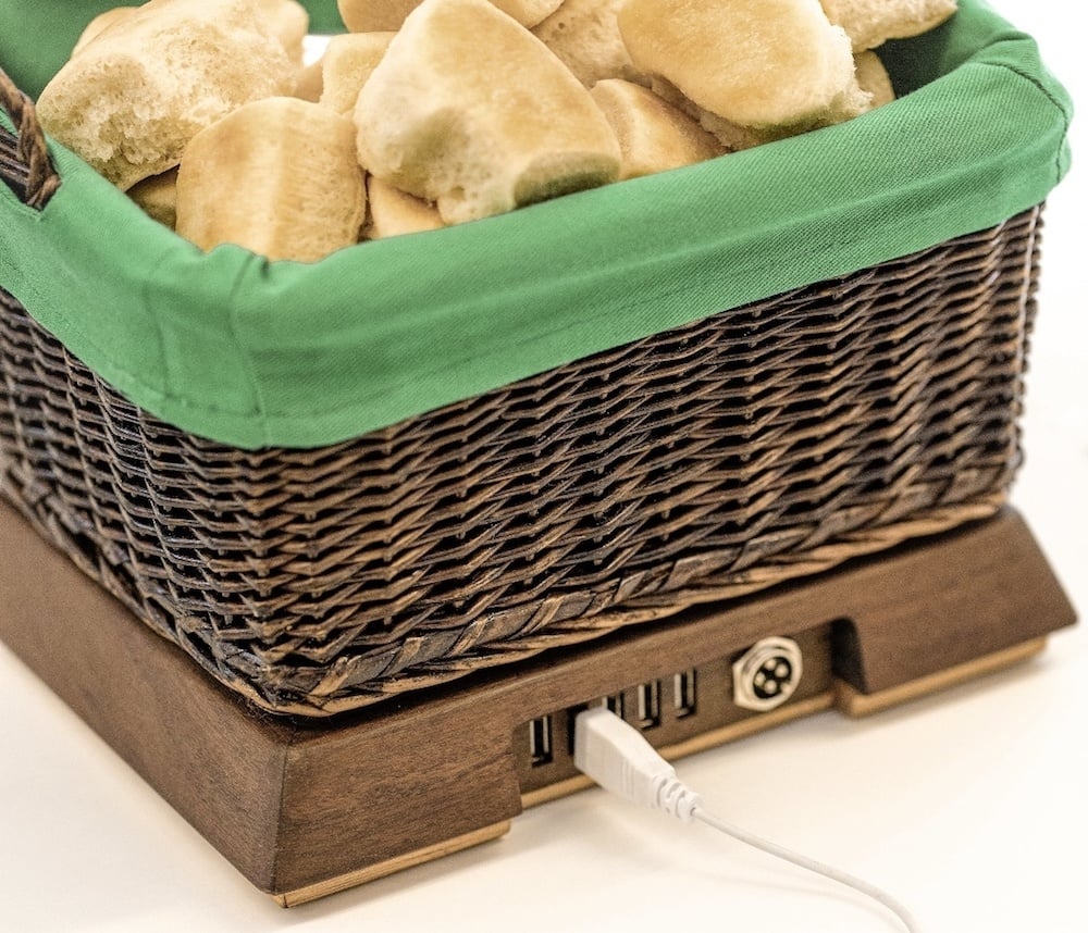 Sister Schubert's USB-enabled Basket of Warmth