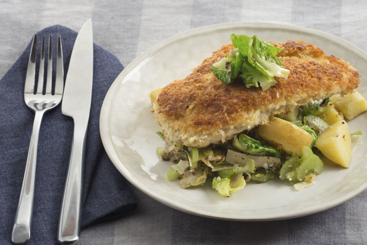 Crispy chicken milanese