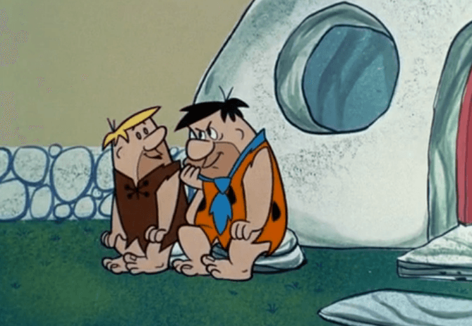 Barney Rubble and Fred Flinstone