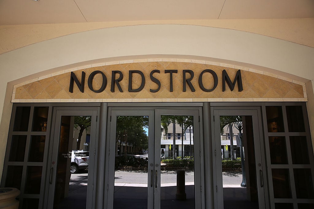 Nordstrom sign on a storefront