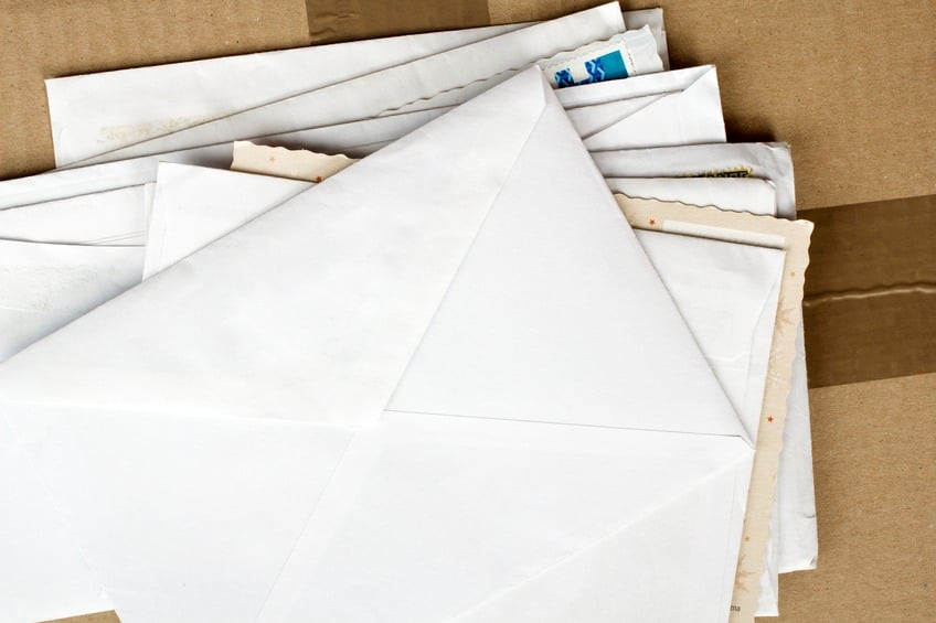 pile of letters