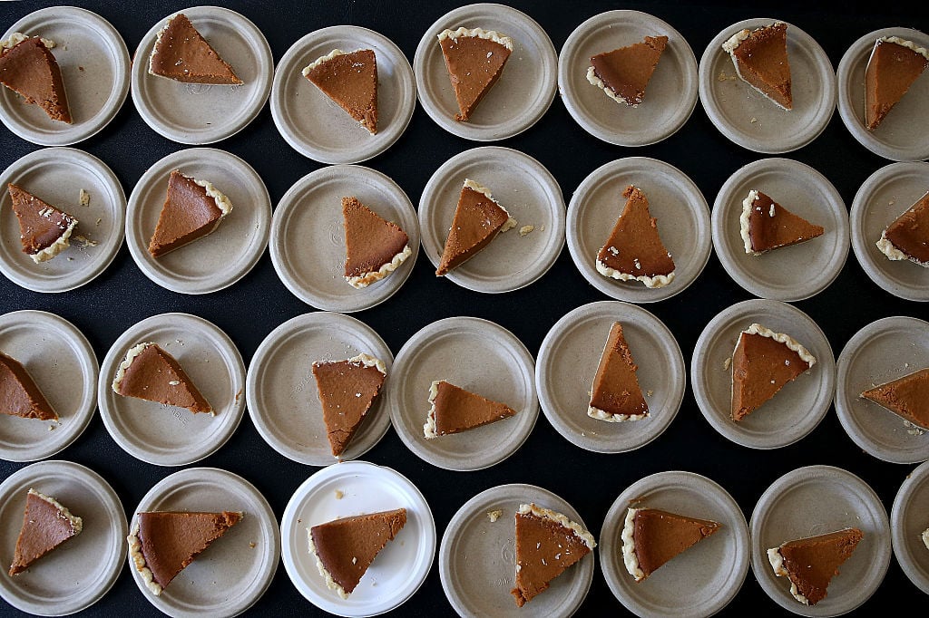 slices of pumpkin pie