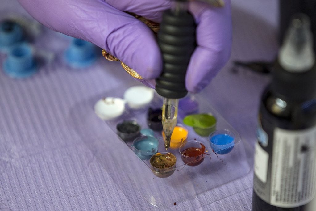 picking tattoo colors