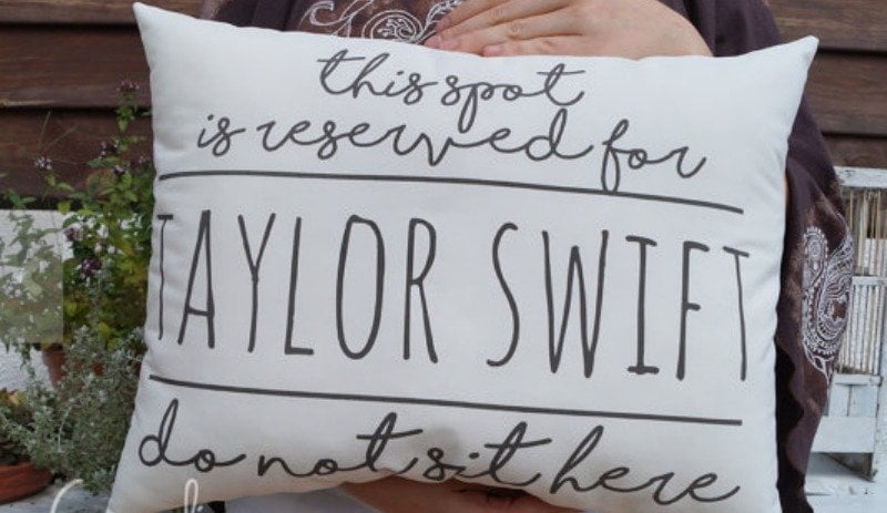 Taylor Swift pillow