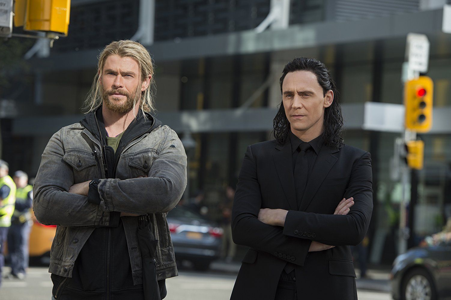 Chris Hemsworth and Tom Hiddleston in Thor: Ragnarok Chris Hemsworth and Tom Hiddleston in Thor: Ragnarok