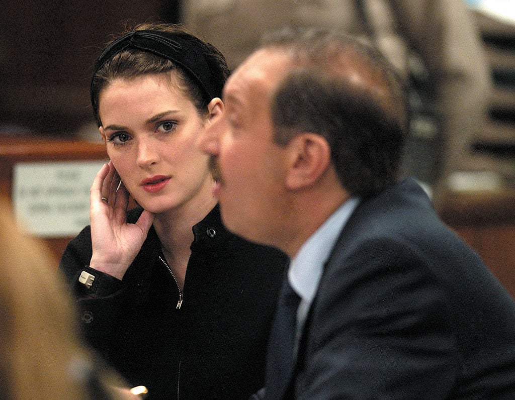 winona ryder sentenced for shoplifting