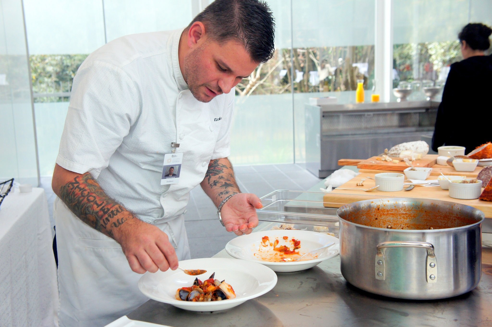 A sodexo chef at work