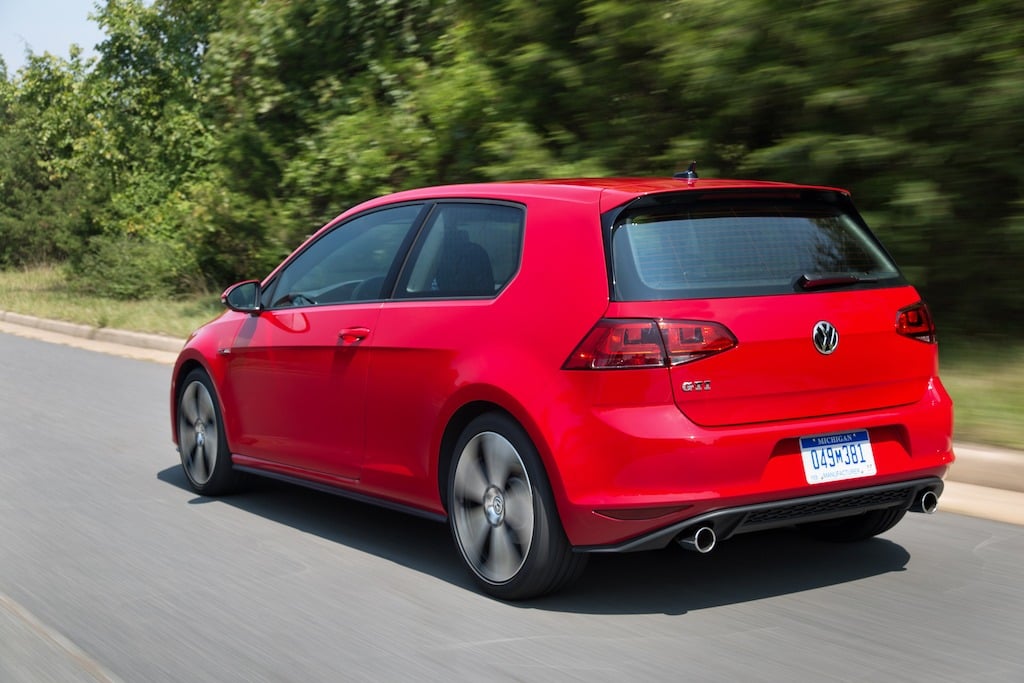 Volkswagen Golf GTI two-door -- one of the most affordable high-performance cars on the road.