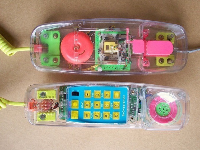 See-thru phone