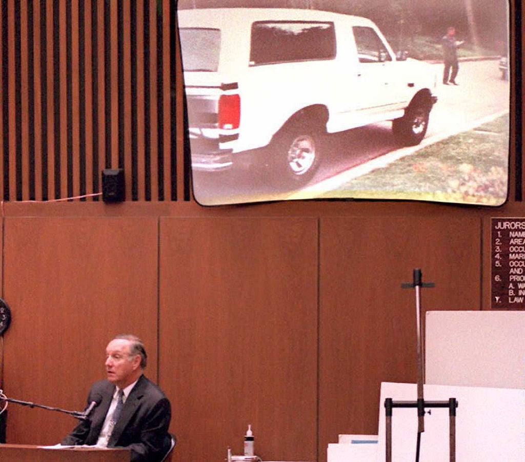 Charles Cale, a neighbor of O.J. Simpson, testifies