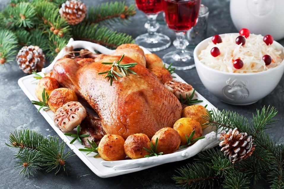Roast goose