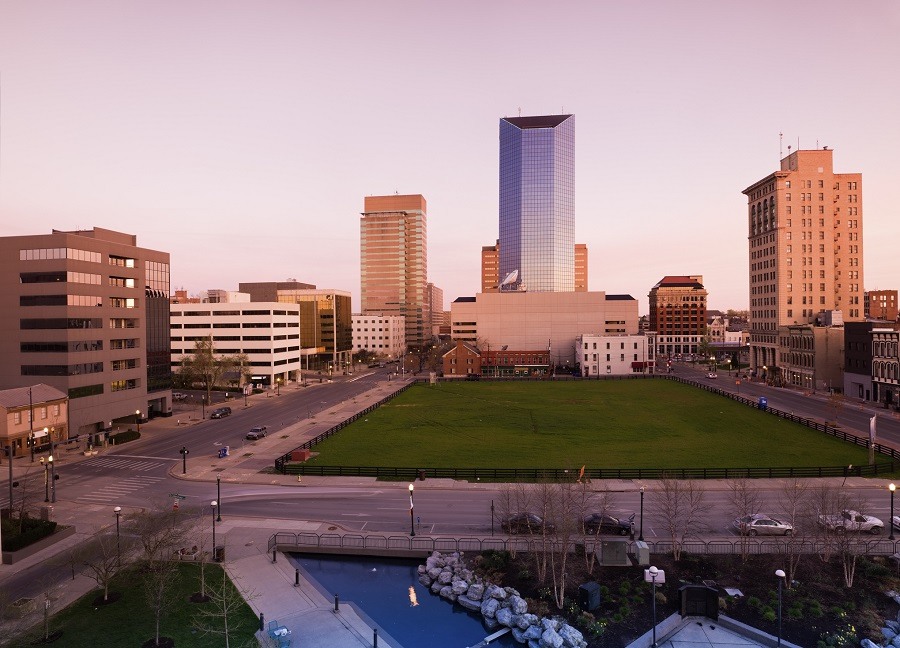 Dusk in Lexington, Kentucky
