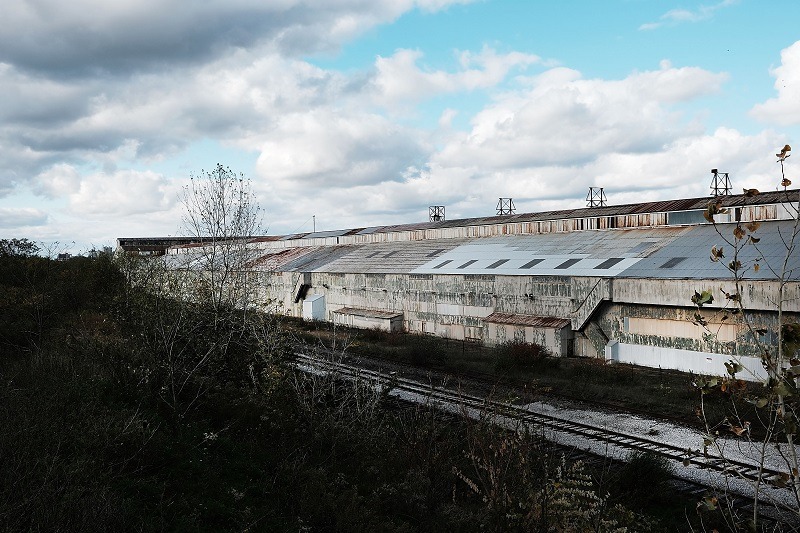 A closed steel plant n Youngstown, Ohio
