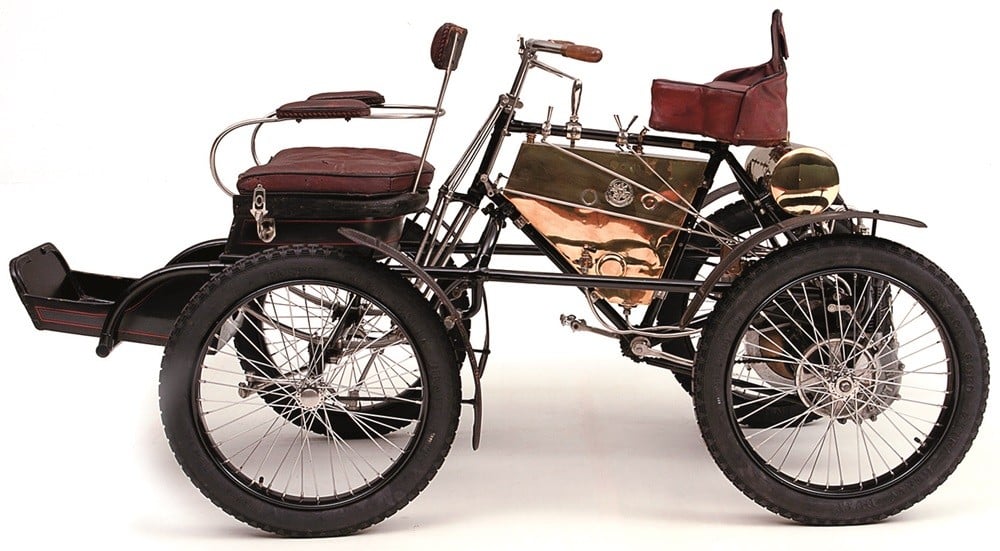 The De Dion-Bouton quadricycle.