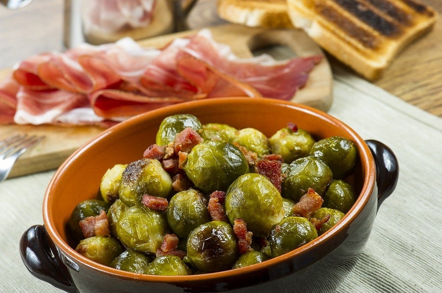 Brussel Sprouts with bacon