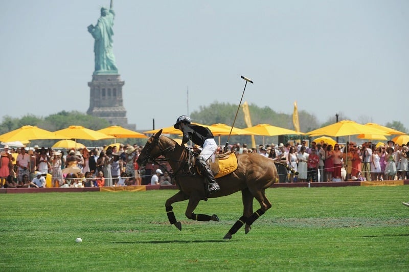 A polo match in Jersey City