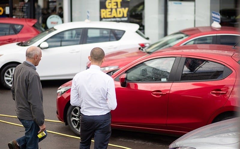 car salesman